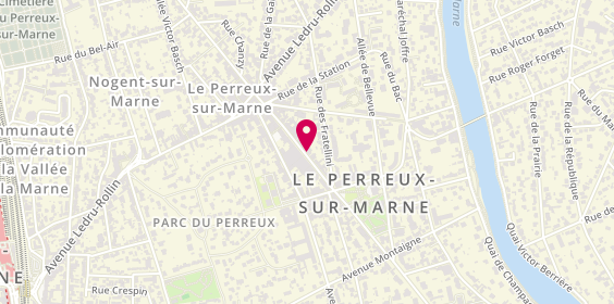Plan de Pharmacie du Marché, 106 Avenue du Général de Gaulle, 94170 Le Perreux-sur-Marne