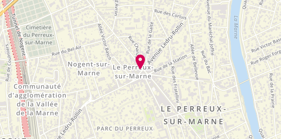 Plan de Pharmacie Arekian, 77 Avenue l'rollin, 94170 Le Perreux-sur-Marne
