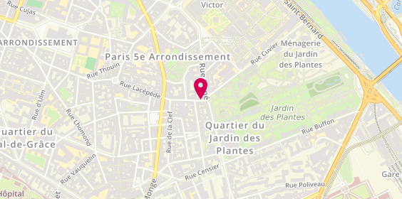 Plan de Pharmacie des Arènes de Lutèce, 2 Rue Lacepede
1 Rue Linee, 75005 Paris