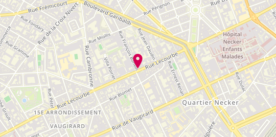 Plan de Pharmacorp, 60 Rue Lecourbe, 75015 Paris