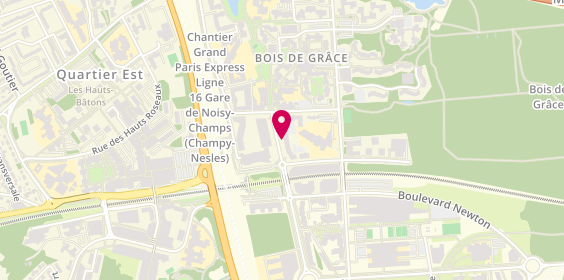 Plan de Doctipharma, 7 Avenue Ampere, 77420 Champs-sur-Marne