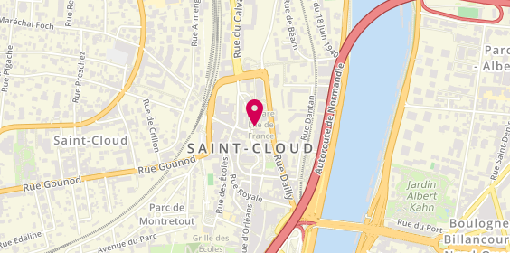 Plan de Pharmacie de l'hôtel de Ville, 8 Rue de la Liberation, 92210 Saint-Cloud