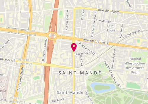 Plan de Pharmacie du Marché, 11 Avenue du Général de Gaulle, 94160 Saint-Mandé