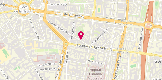 Plan de Pharmacie du Rendez Vous, 14 Rue du Rendez Vous, 75012 Paris