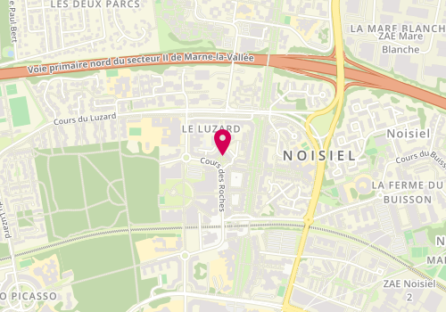 Plan de Pharmacie des Roches, Centre Commercial le Luza
35 Cours des Roches, 77186 Noisiel