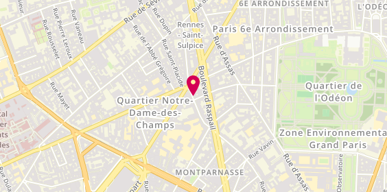 Plan de Pharmacie Stanislas, 7 Rue Nd des Champs
44 Rue de Fleurus, 75006 Paris