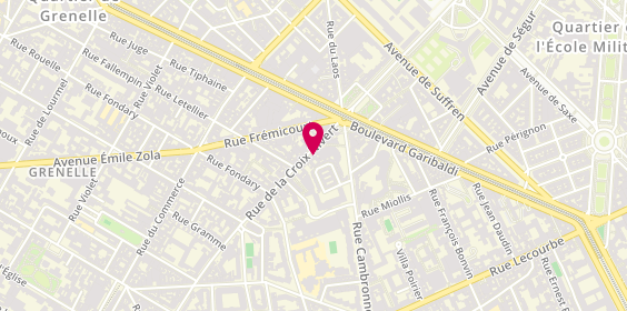 Plan de Pharmacie Cambronne Croix Nivert, 19 Rue de la Croix Nivert, 75015 Paris