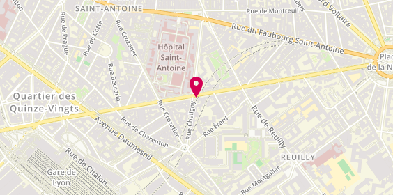 Plan de Pharmacie Parisante, 88 Boulevard Diderot, 75012 Paris