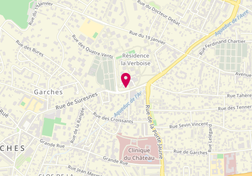 Plan de Pharmacie de la Verboise, Centre Commercial 
71 Rue de Suresnes, 92380 Garches