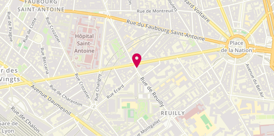Plan de Pharmacie Reuilly Diderot, 35 Rue de Reuilly, 75012 Paris