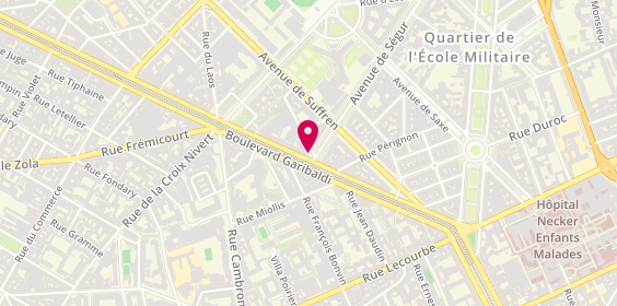 Plan de Pharmacie Faval, 50 Avenue de Segur, 75015 Paris