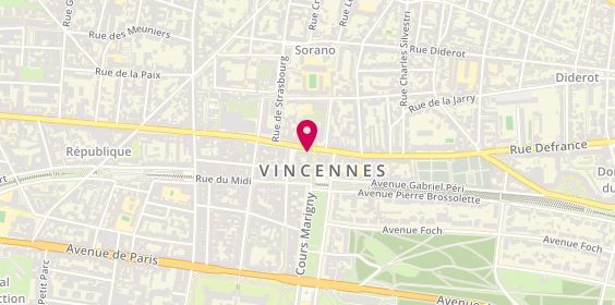 Plan de Well & Well, 57 Rue de Fontenay, 94300 Vincennes