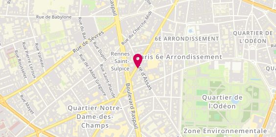 Plan de Pharmacie Rennes-Assas, 105 Rue de Rennes, 75006 Paris