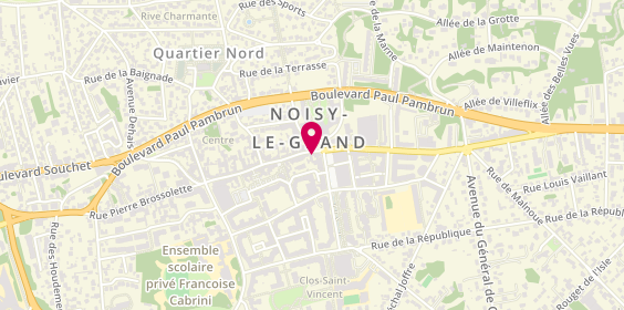 Plan de Pharmacie de la Mairie, 218 Rue Pierre Brossolette, 93160 Noisy-le-Grand