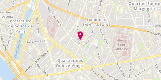 Plan de Pharmacie Bodinet Xxx, 12 Rue E Castelar, 75012 Paris