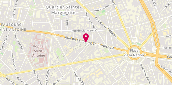 Plan de Pharmacie Les Artisans du Faubourg, 238 Rue du Faubourg Saint Antoine, 75012 Paris