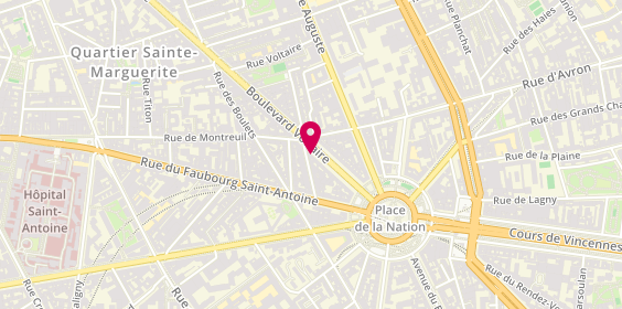 Plan de Alphega Pharmacie, 264 Boulevard Voltaire, 75011 Paris