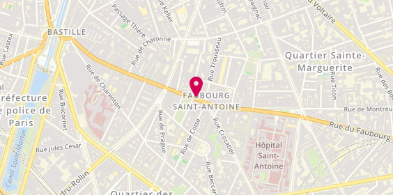 Plan de Pharmacie de la Semeuse, 137 Rue du Faubourg Saint Antoine, 75011 Paris