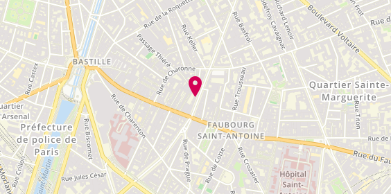 Plan de Pharmacie Allouche, 97 Avenue Ledru Rollin, 75011 Paris