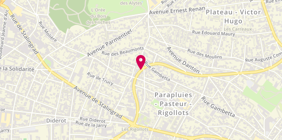 Plan de Pharmacie Rigollots-Republique, 73 Avenue de la Republique, 94120 Fontenay-sous-Bois