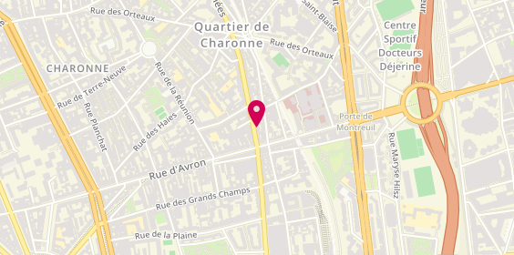 Plan de Pharmacie du Metro Maraichers, 66 Rue des Pyrénées, 75020 Paris