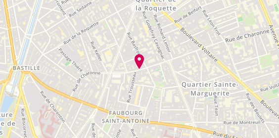 Plan de Pharmacie Lé, 63 Rue de Charonne, 75011 Paris