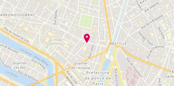 Plan de Pharmacie Battino-Borgel, 21 Rue Saint-Antoine, 75004 Paris