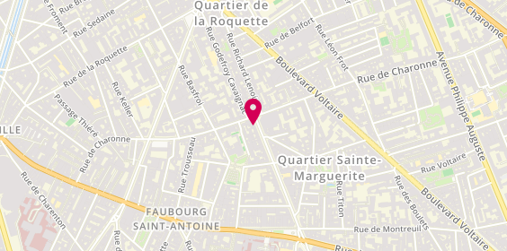 Plan de Pharmacie Louguet, 43 Rue Faidherbe, 75011 Paris