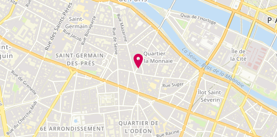 Plan de Pharmacie Dauphine, 57 Rue Rue Dauphine, 75006 Paris