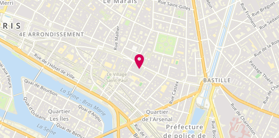 Plan de Pharmacie Hayoun - Funaro, 71 Rue Saint-Antoine, 75004 Paris