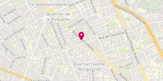 Plan de Suprapharm, 180 Boulevard Voltaire, 75011 Paris
