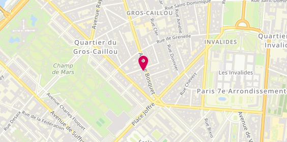 Plan de Pharmacie Bosquet, A 0 46 Avenue Bosquet, 75007 Paris