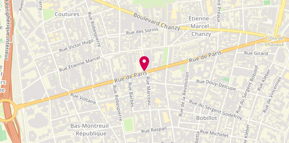 Plan de Alphega Pharmacie, C C la Grande Porte
Rue de Paris, 93100 Montreuil