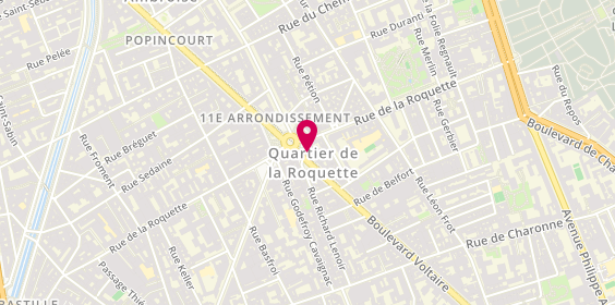 Plan de Grande Pharmacie PIOT, 113 Boulevard Voltaire, 75011 Paris