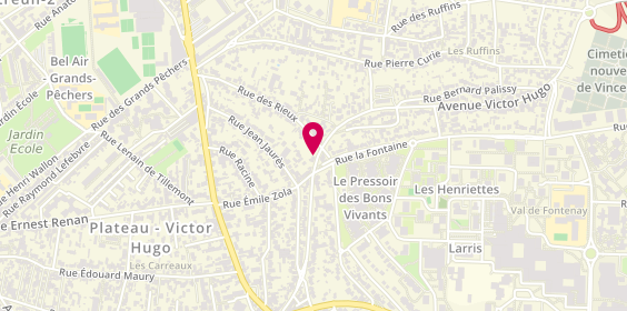 Plan de TALAMONI Jean, 89 Ter avenue Victor Hugo, 94120 Fontenay-sous-Bois