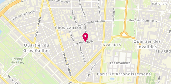 Plan de Pharmacie Cotinat, 151 Rue de Grenelle, 75007 Paris