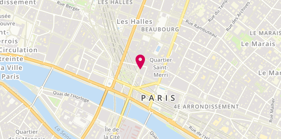 Plan de Pharmacie de la Tour, 18 Rue Saint Martin, 75004 Paris