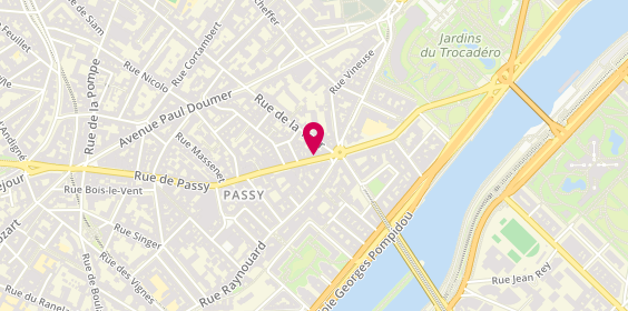 Plan de Pharmacie Franklin, 8 Rue de Passy, 75016 Paris