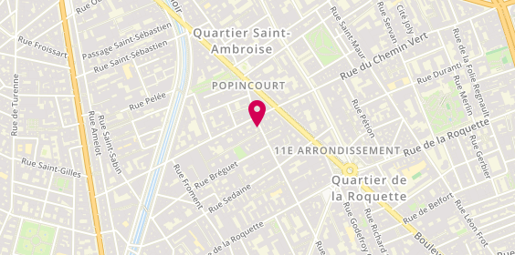Plan de SELARL Pharmacie Popincourt, 41 Rue Popincourt, 75011 Paris