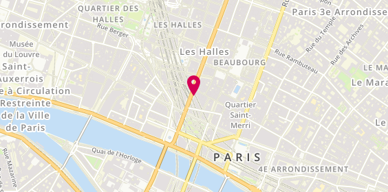 Plan de Pharmacie des Halles, 10 Boulevard de Sebastopol, 75004 Paris