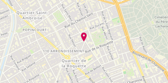Plan de Pharmacie Hattab, 26 Rue Camille Desmoulins, 75011 Paris