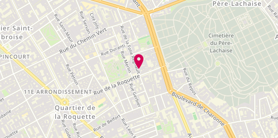 Plan de Pharmacie Nicolas, 52 Rue de la Folie-Regnault, 75011 Paris