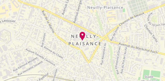 Plan de Pharmacie de la Mairie, 9 Rue du Général de Gaulle, 93360 Neuilly-Plaisance