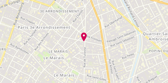 Plan de Grande Pharmacie de Turenne, 95 Rue de Turenne, 75003 Paris
