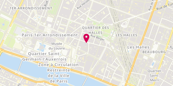 Plan de Pharmacie Saint Honoré, 115 Rue Saint Honore, 75001 Paris