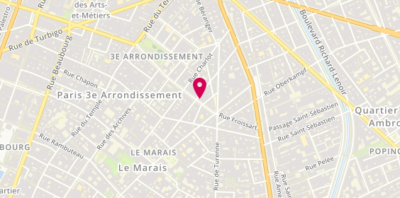 Plan de Pharmacie de Bretagne, Mme Mathilde Droit
10 Rue de Bretagne, 75003 Paris