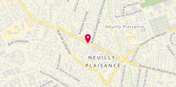 Plan de Pharmacie Centrale Foch, 32 Avenue Foch, 93360 Neuilly-Plaisance