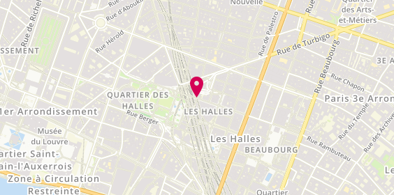 Plan de Pharmacie du Forum des Halles, 1 Rue Pierre Lescot Étage -2, 75001 Paris
