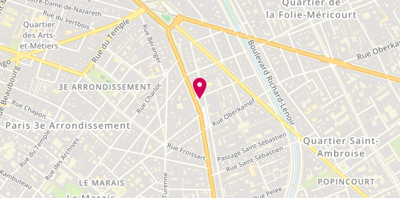 Plan de Pharmacie du Cirque d'Hiver, 4 Boulevard du Temple, 75011 Paris