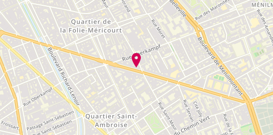 Plan de Pharmavie, 53 Avenue de la Republique, 75011 Paris